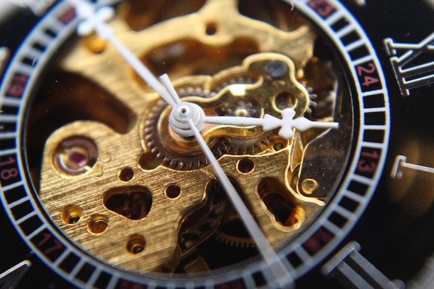 Primo piano dell'orologio
