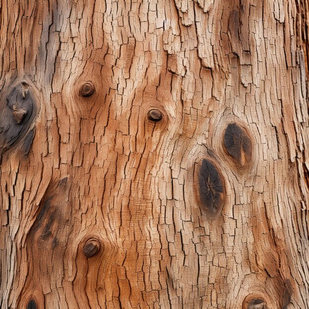 Primo piano della corteccia di albero con motivi naturali