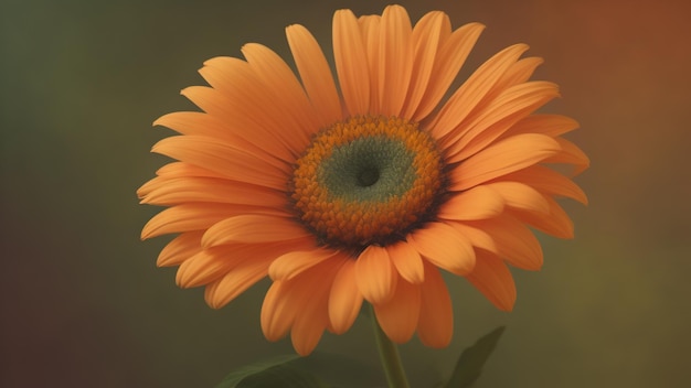 Primo piano della gerbera margheritaIA generativa