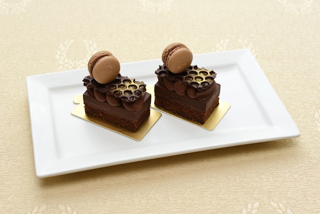 Primo piano della pasticceria sul tavolo