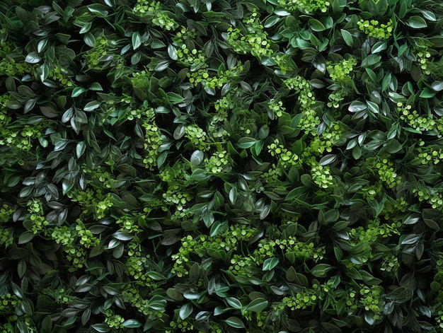 Primo piano delle foglie verde scuro Foto di struttura