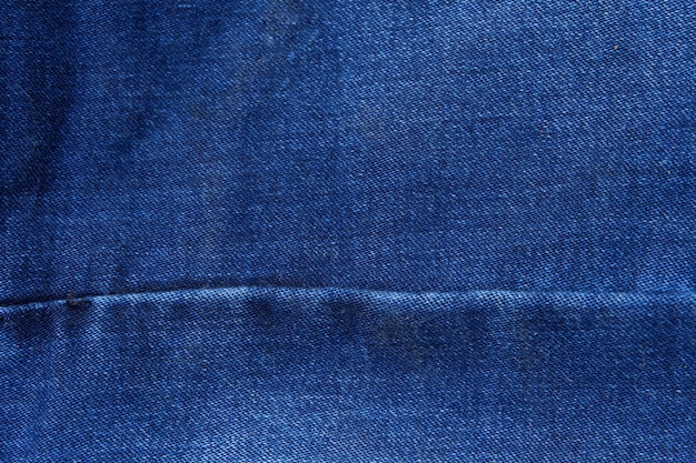 Primo piano dello sfondo della trama del tessuto dei jeans