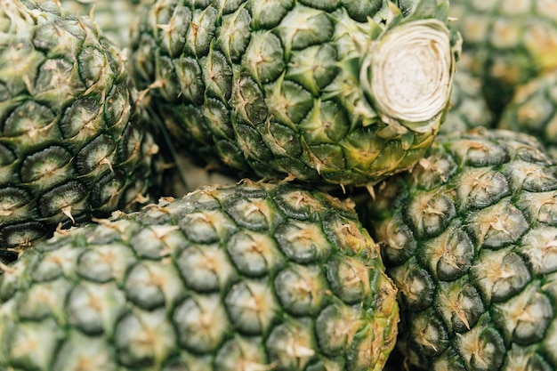 Primo piano di ananas