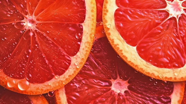 Primo piano di essere lavato fondotinta avvolta di arancia rossa di agrumi Risorsa creativa generata dall'intelligenza artificiale