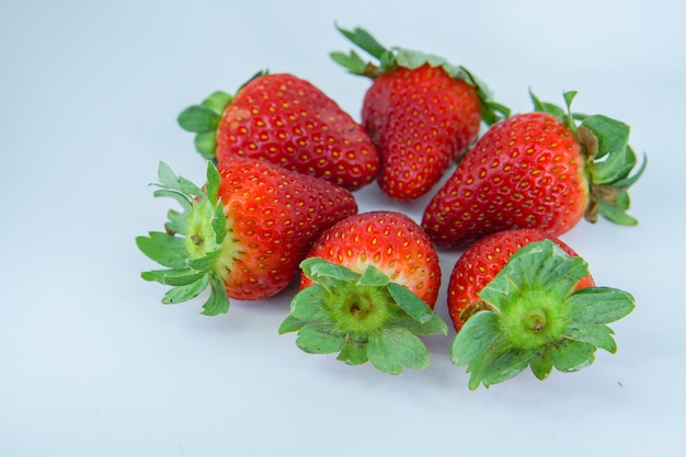 Primo piano di fragole fresche