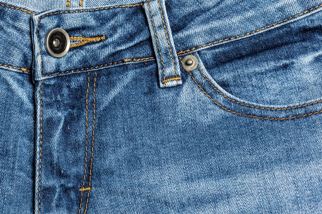 Primo piano di struttura dei jeans