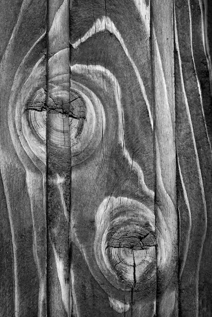 Primo piano di superficie di legno strutturato monocromatico