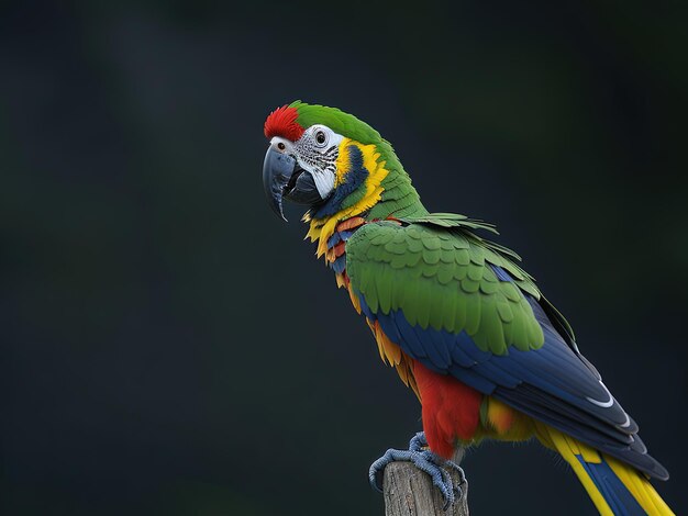 primo piano di un bellissimo uccello