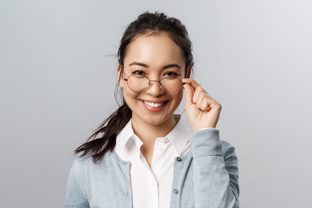 primo piano femminile asiatico