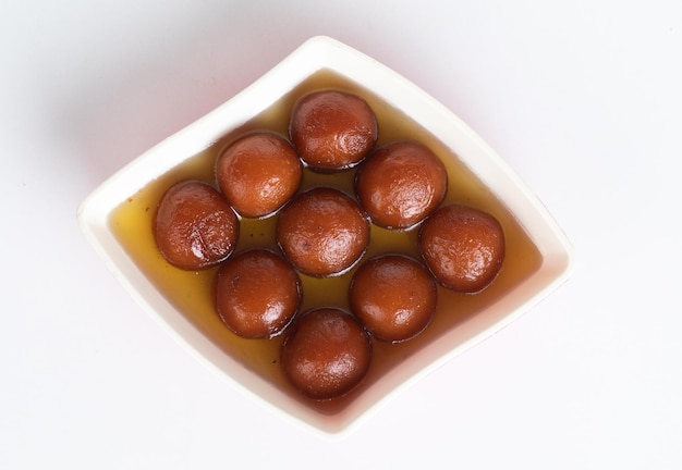 Primo piano indiano dolce Gulab Jamun