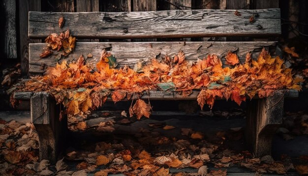 Primo piano sulla fiamma arancione della natura generata dall'intelligenza artificiale