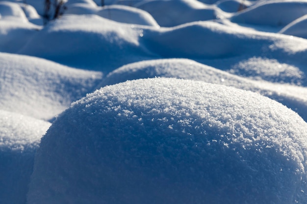 Primo piano sulla stagione invernale