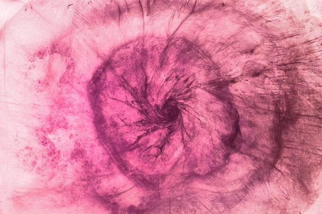 Priorità bassa astratta di esplosione viola rosa. spazio esterno di colore viola, vorticoso acrilico in carta da parati ad acqua, concetto di profumo di ciliegia e rosa