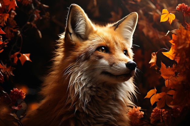 Priorità bassa degli animali della fauna selvatica di autunno
