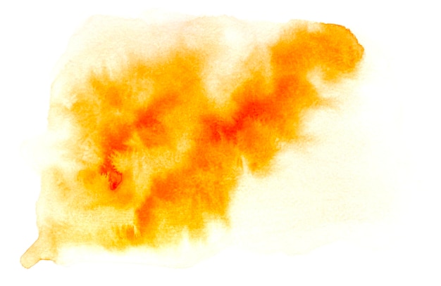 Priorità bassa del materiale illustrativo della spruzzata arancione dell'acquerello