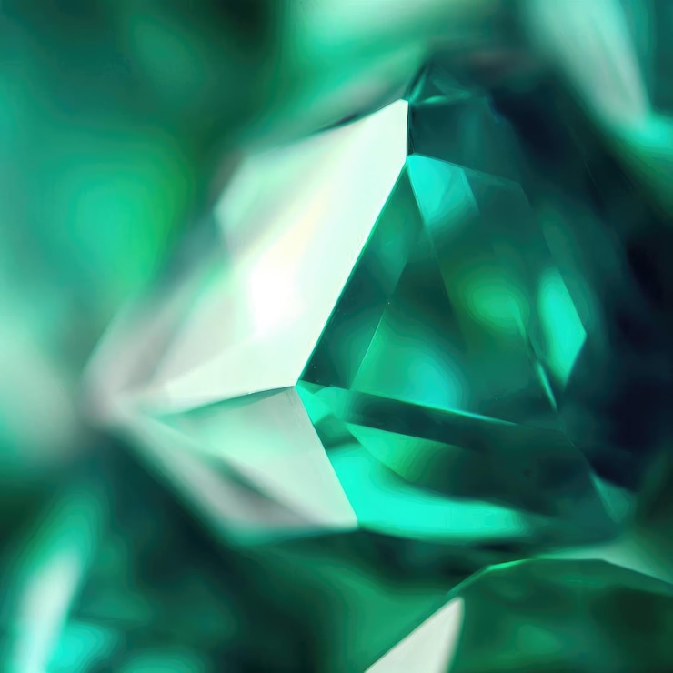 Foto priorità bassa della pietra preziosa verde smeraldo