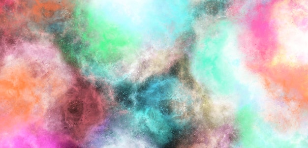 Priorità bassa di arte della nebulosa del pugno colorato