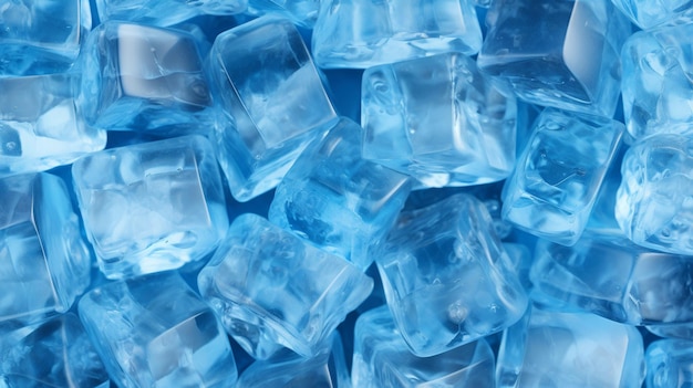 Priorità bassa di struttura geometrica del ghiaccio blu 3d Rendering 4k Ultra hd