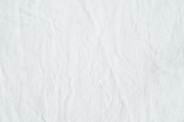 Priorità bassa strutturata del tessuto di tela di cotone bianco corrugato, carta da parati