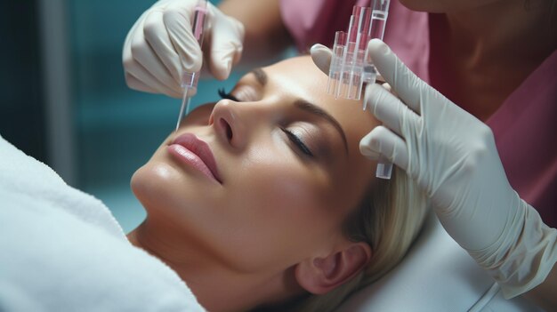 Procedura di iniezione di Botox