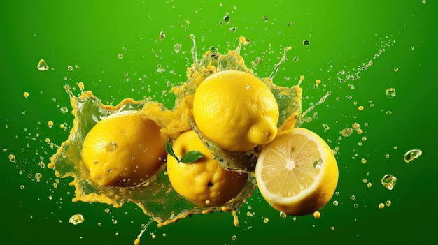 procedura di succo di limone fotografia di limone