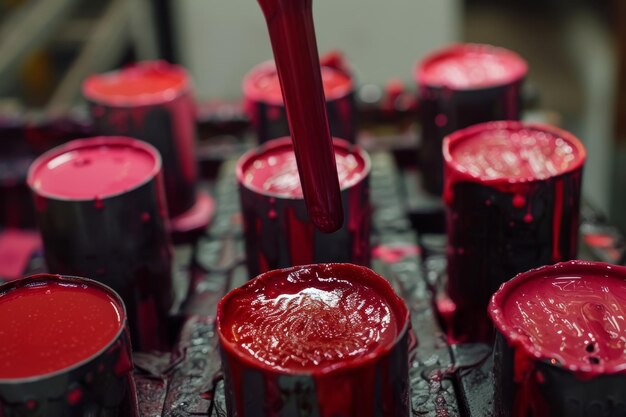 Processo di lavorazione a mano del rossetto in laboratorio