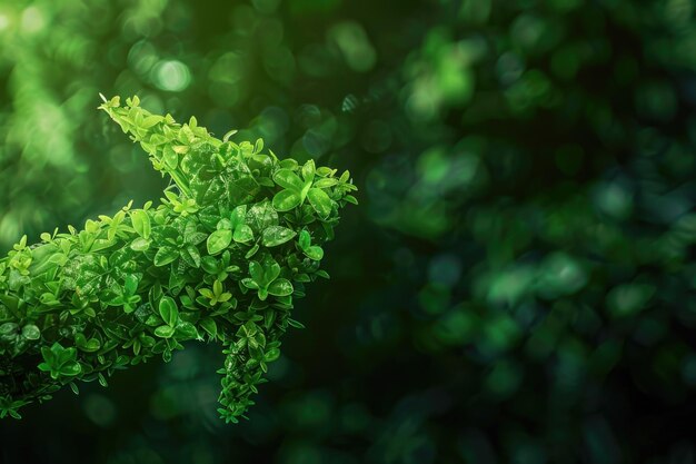 Prodotti biologici e design naturale con motivo di freccia verde