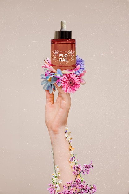 Prodotti cosmetici con elementi di collage naturale