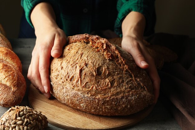 Prodotti da forno con pane fresco