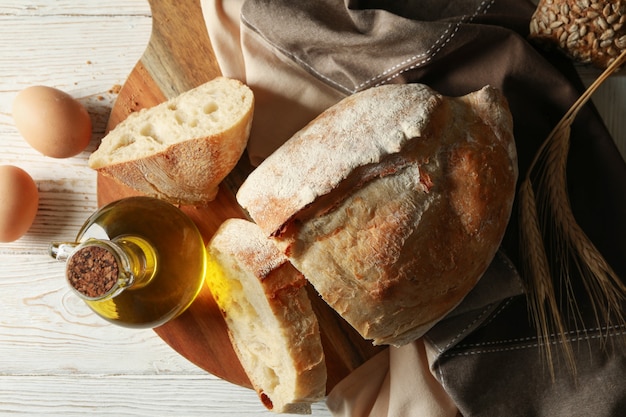 Prodotti da forno con pane fresco