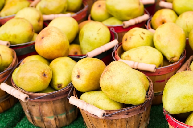 Prodotti freschi in vendita presso il mercato degli agricoltori locali.