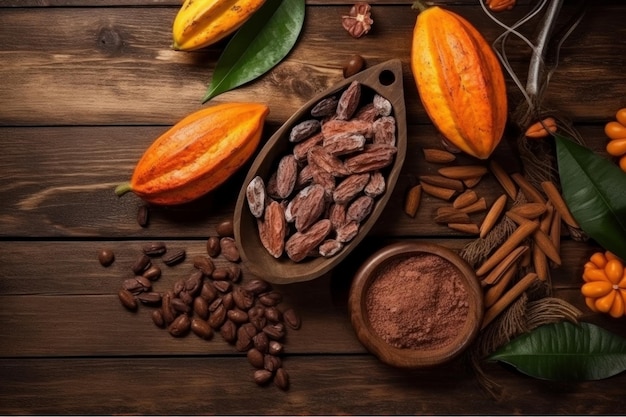 Prodotti in baccello di cacao Genera Ai