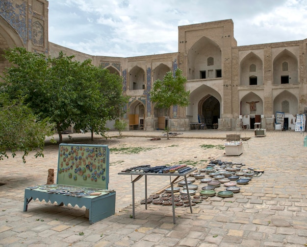 Prodotti in ceramica nella città di Bukhara