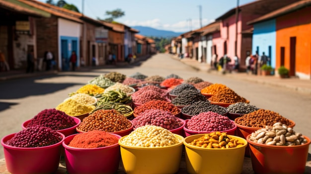 Prodotti multicolori per le strade Colombia Lifestyle