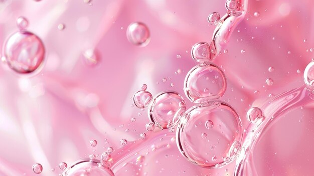 Prodotto per la cura della pelle a consistenza cosmetica Glossy Pink Gel Serum
