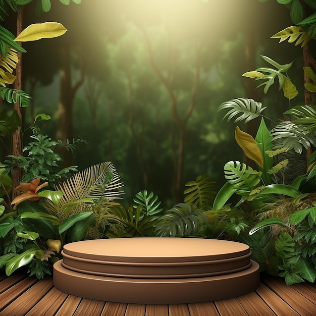 Prodotto Podium Wood Jungle Theme