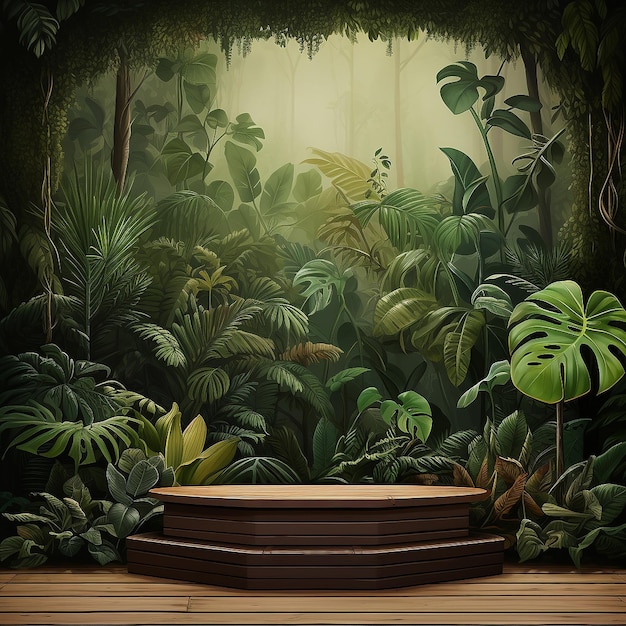 Prodotto Podium Wood Jungle Theme