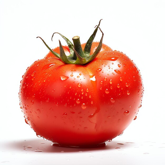 prodotto pomodoro fotografia sfondo bianco