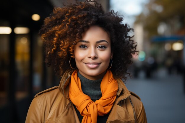 professionisti affari neri cool casuale creativo donna africana