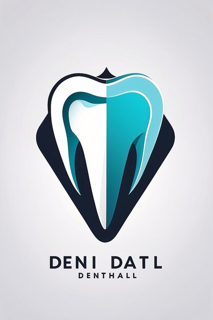 Progettazione astratta del logo dentale