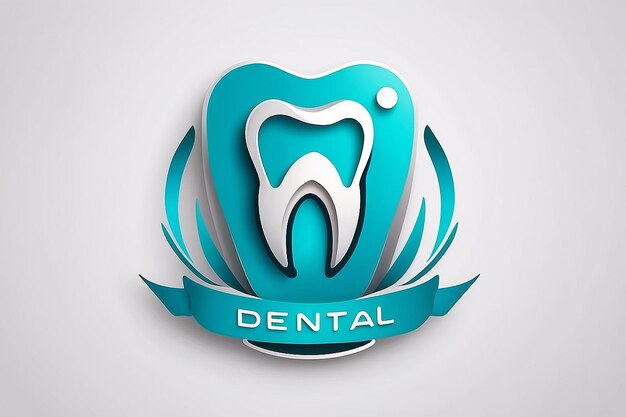 Progettazione astratta del logo dentale