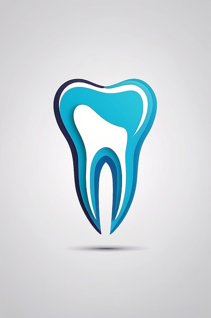 Progettazione astratta del logo dentale