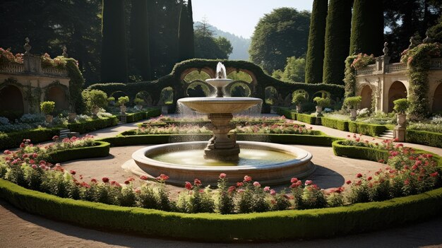 Progettazione classica del giardino italiano