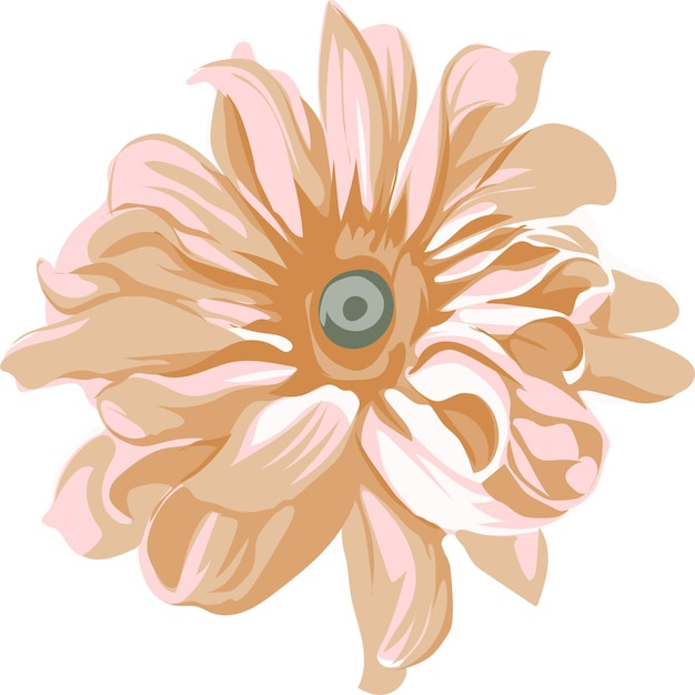 Progettazione del logo del fiore Gerbera