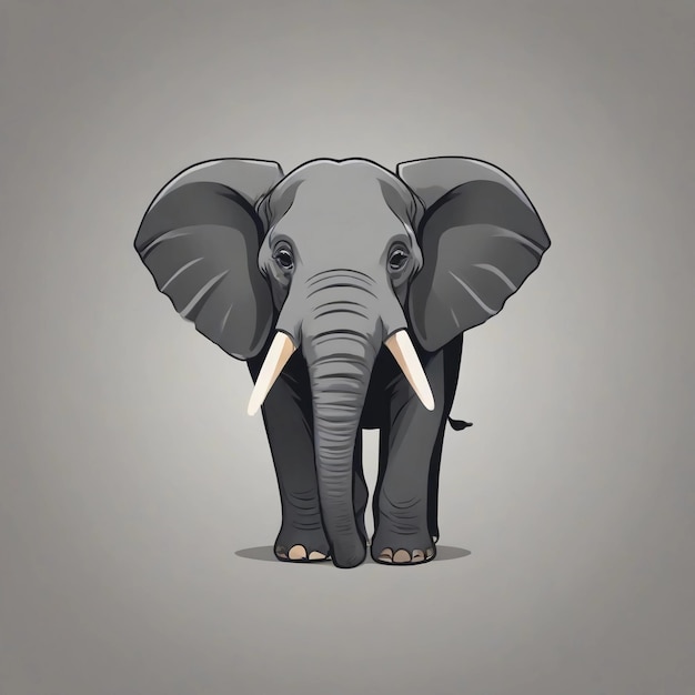 Progettazione del logo dell'elefante vettore dell'Elefante