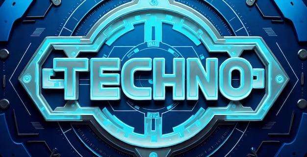 Progettazione del logo techno
