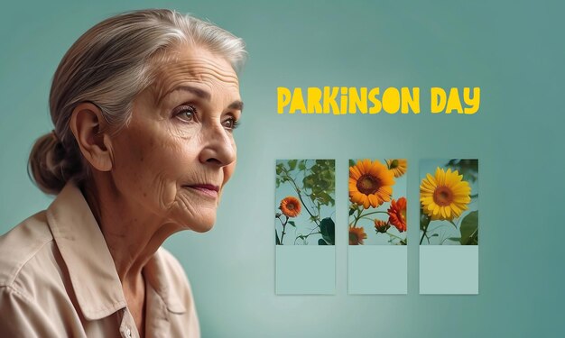 Progettazione del modello del giorno del Parkinson per i social media