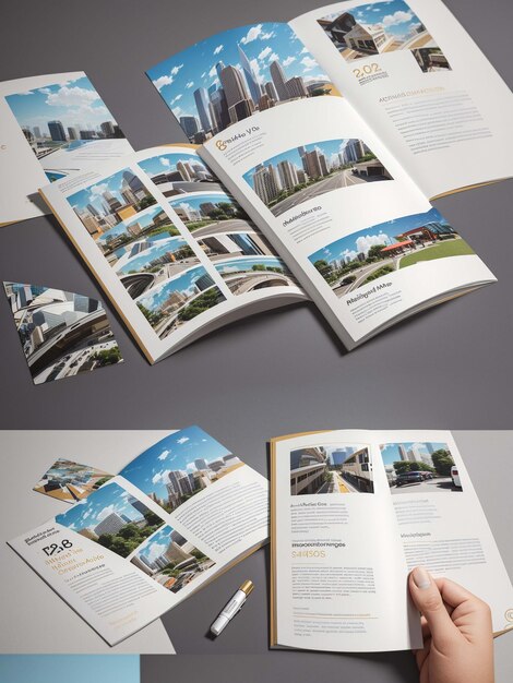 Progettazione del modello di brochure di Instagram