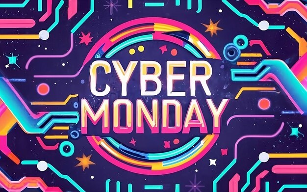 Progettazione del poster del Cyber Monday