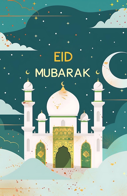 Progettazione del poster di EID MUBARAK